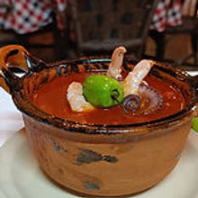 Pozole de mariscos