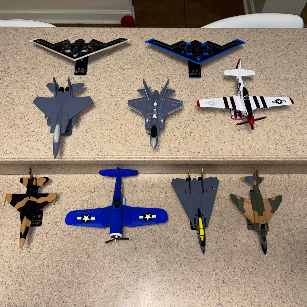 3D printed Military planes