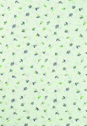 Green Flower Paper