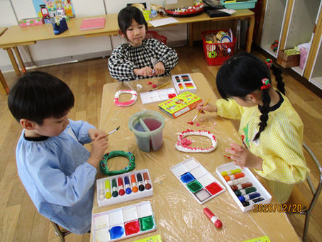 フォトフレーム作り 年長