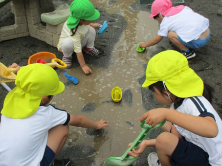 泥んこ遊び