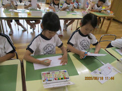 蚕の観察画　パート２　年中