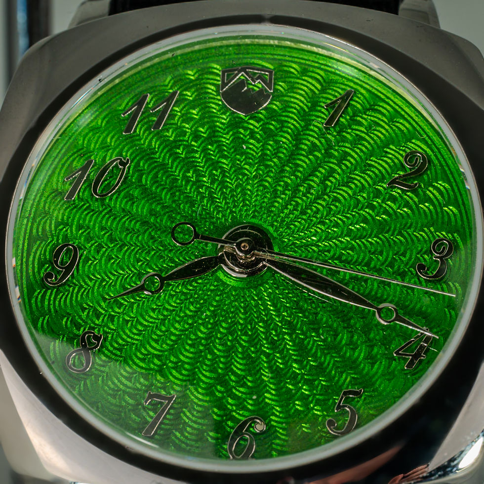 Thumbnail: Ajax - Rain Shower Green Translucent Dial