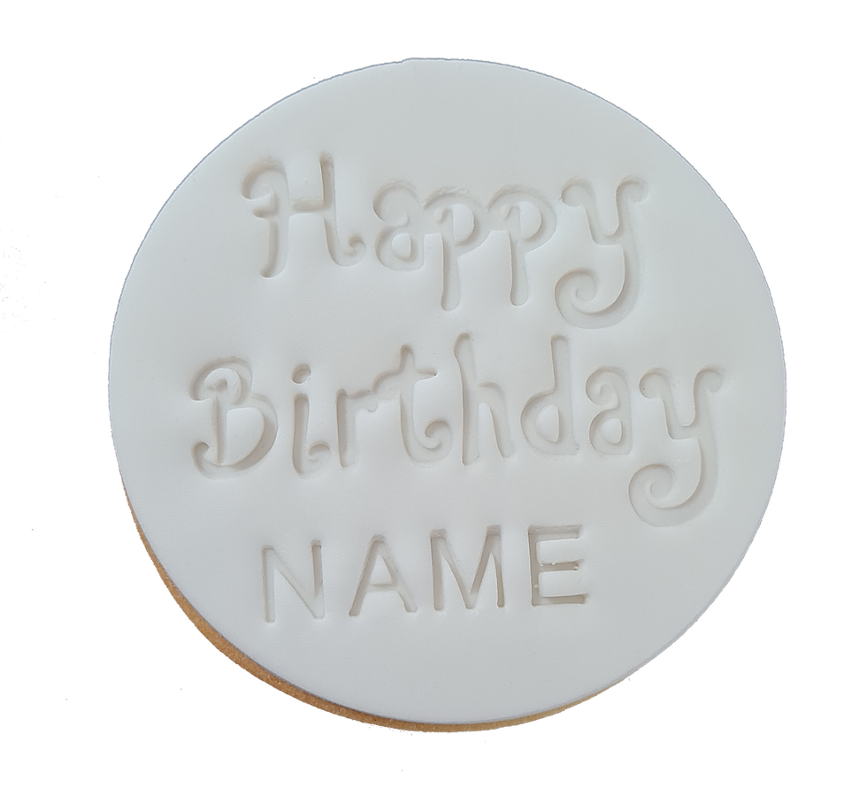 Thumbnail: 6 Personalised Happy Birthday Cookies