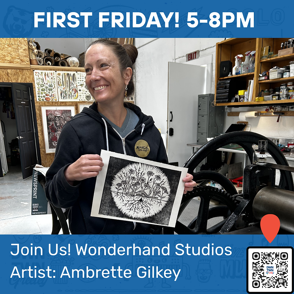 First Friday: April & May Artist, Ambrette Gilkey