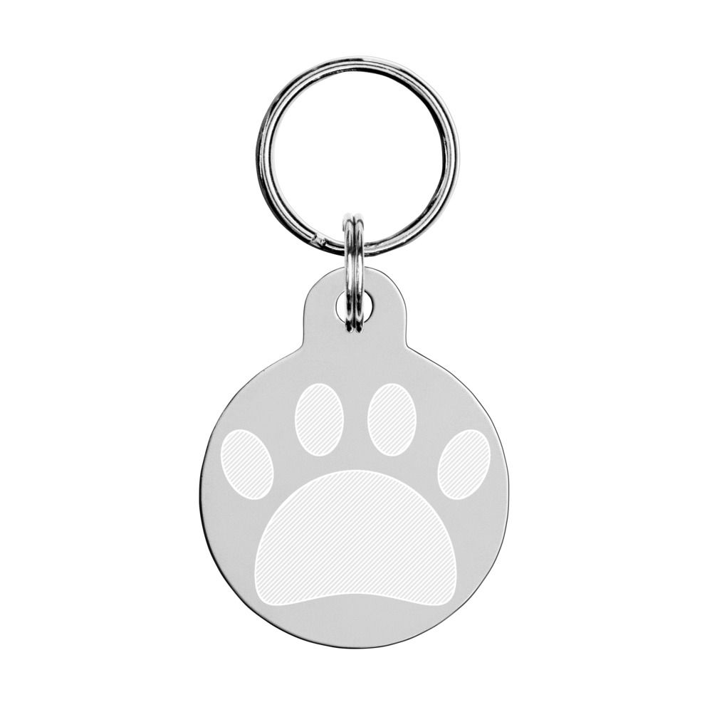 Engraved pet ID tag