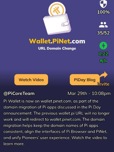 Pi Network > Günlük İşlemler