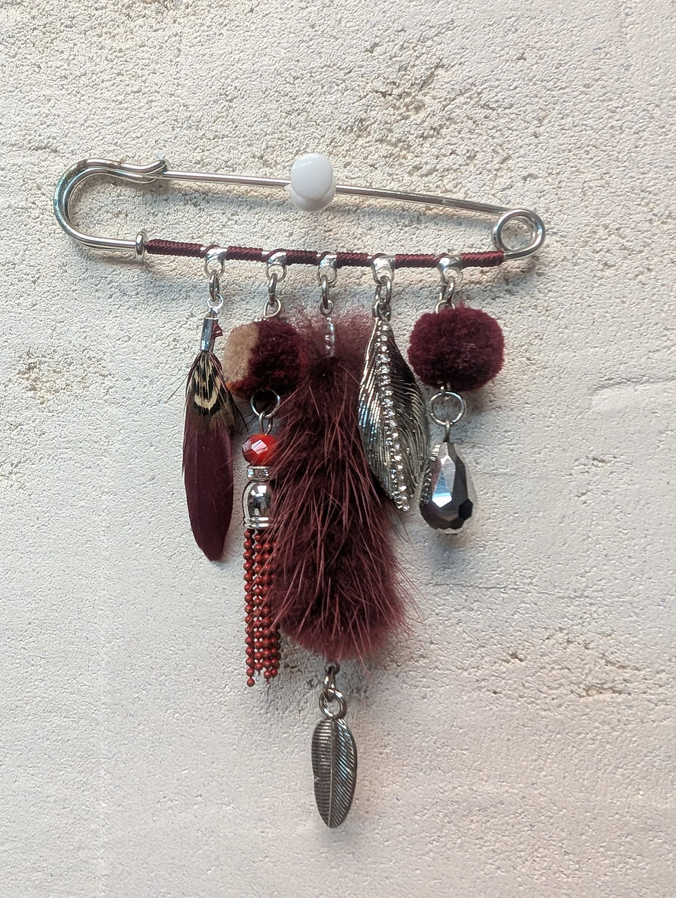 Miniature : Broche Pampilles et Pompon