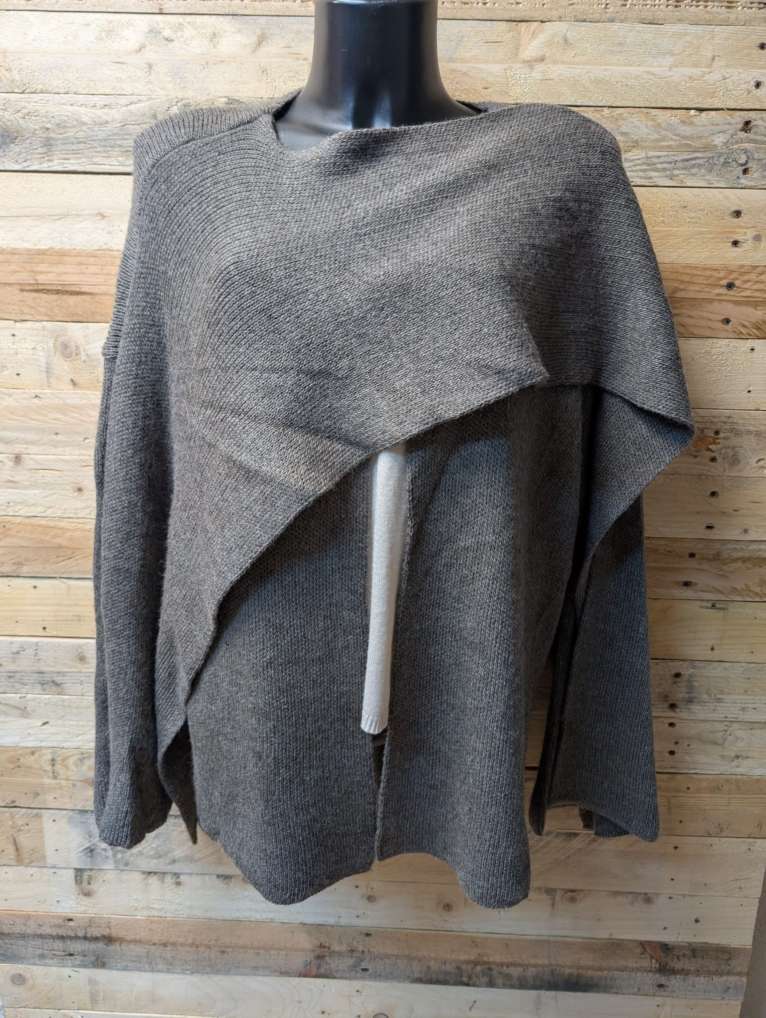 Veste Cape Écharpe Intégrée