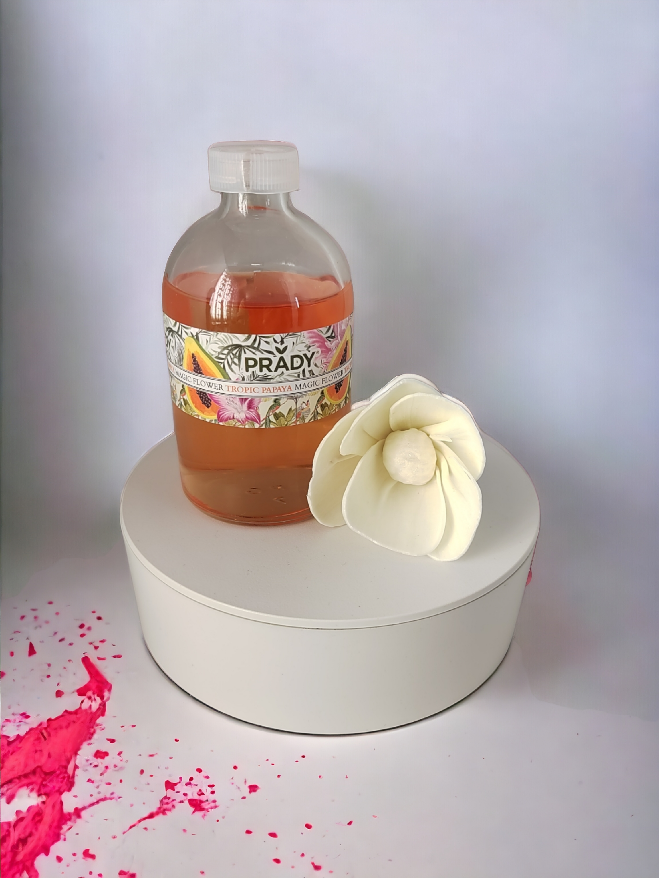 Diffuseur de parfum fleur magique à imbiber papaye