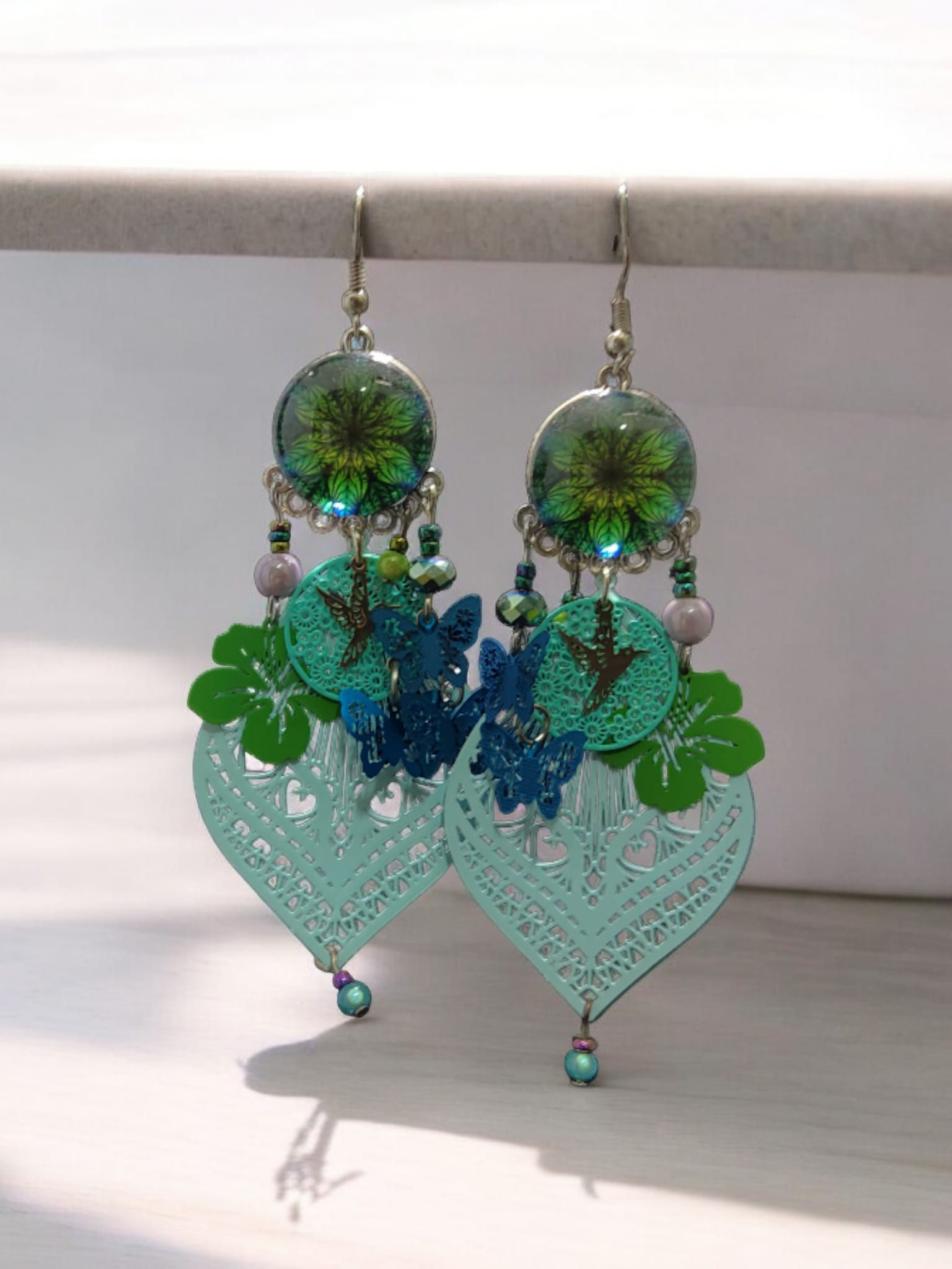 Boucles d'Oreilles Fleurs