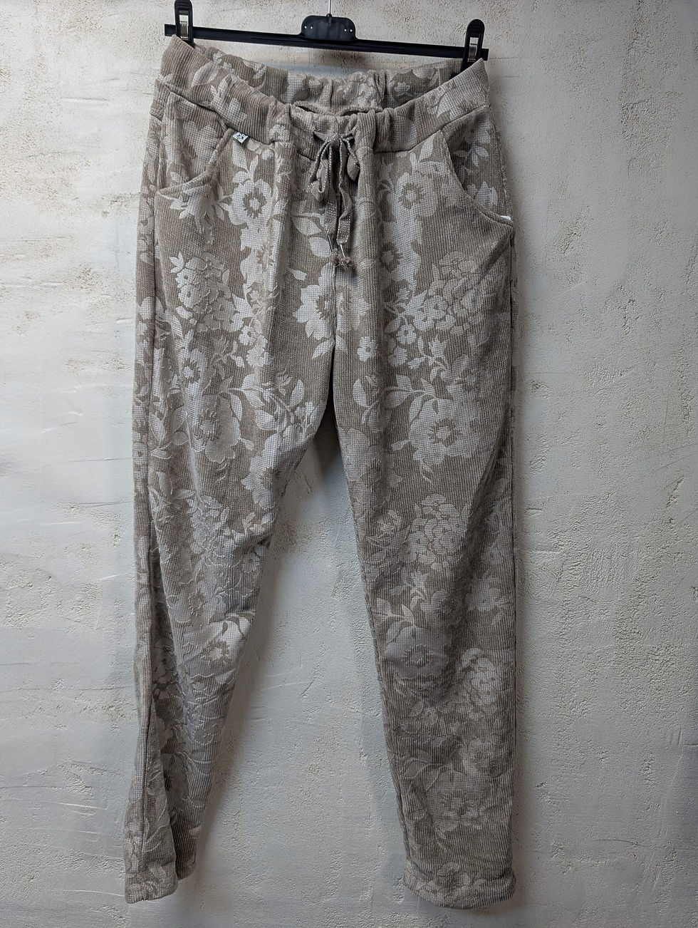 Miniature : Pantalon Magique Velours à Fleurs