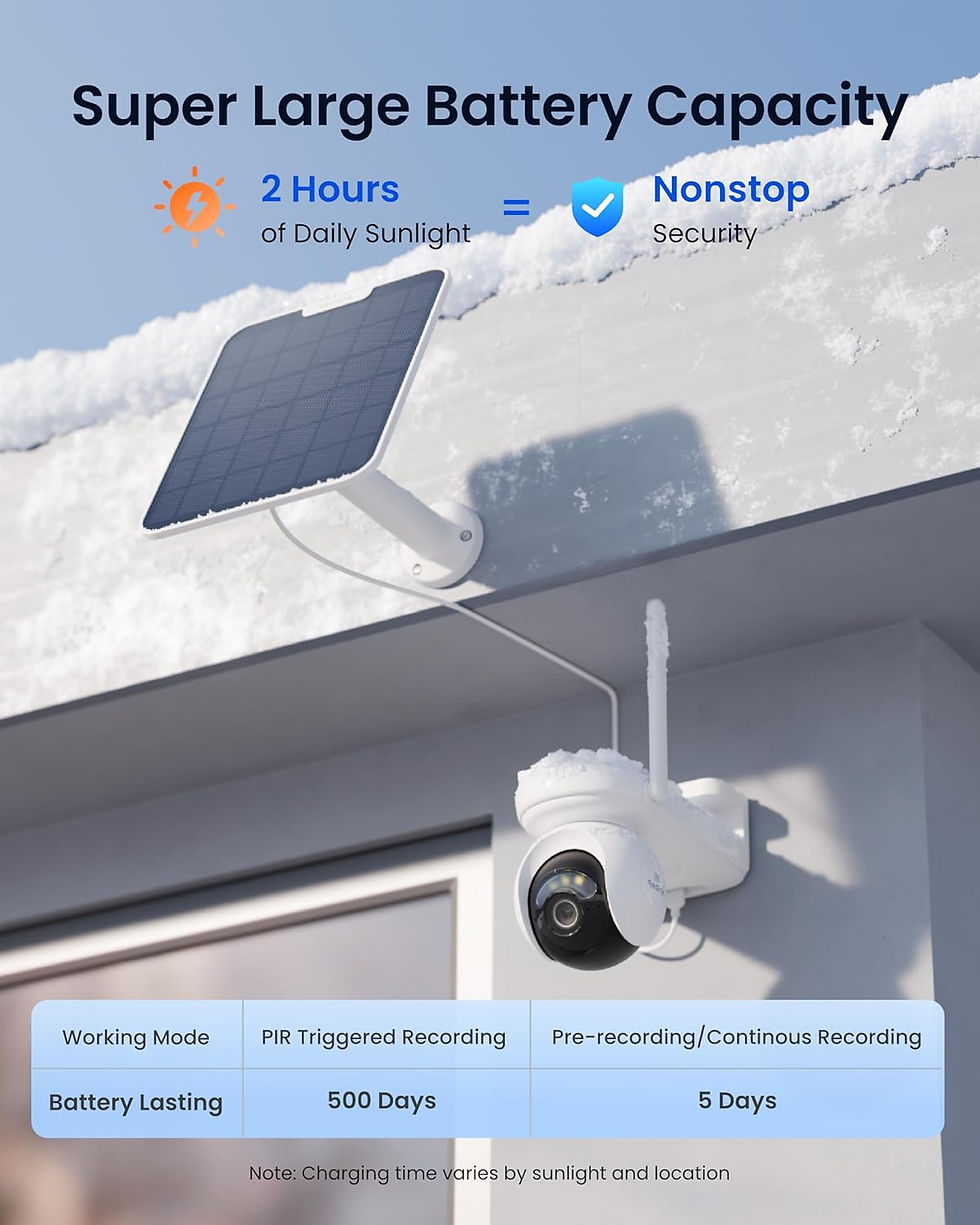 Thumbnail: REOLINK Altas PT Ultra - 4K Solar Security Cameras Wireless Outdoor, 500 Days B