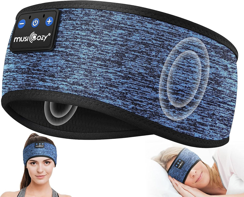 Thumbnail: MUSICOZY Sleep Headphones Sleep Mask Bluetooth Headband Wireless Music Headband