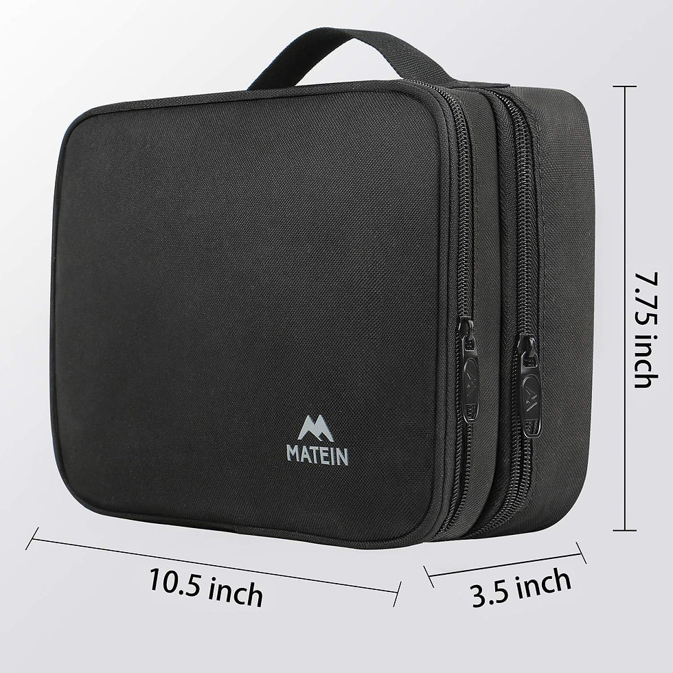 Thumbnail: MATEIN Electronics Organizer Travel Case, Water Resistant Cable Organizer Bag f