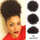 Thumbnail: Curly Bun Hairstyle with Black Bread Hairpiece