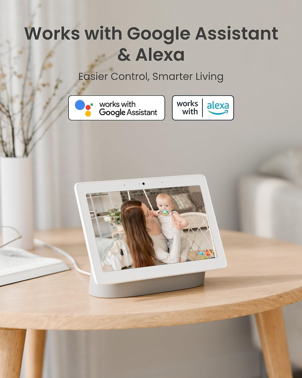 Thumbnail: REOLINK Smart 4K UHD Pan & Tilt Dual-Band Wi-Fi 6 Indoor Security Camera with 3
