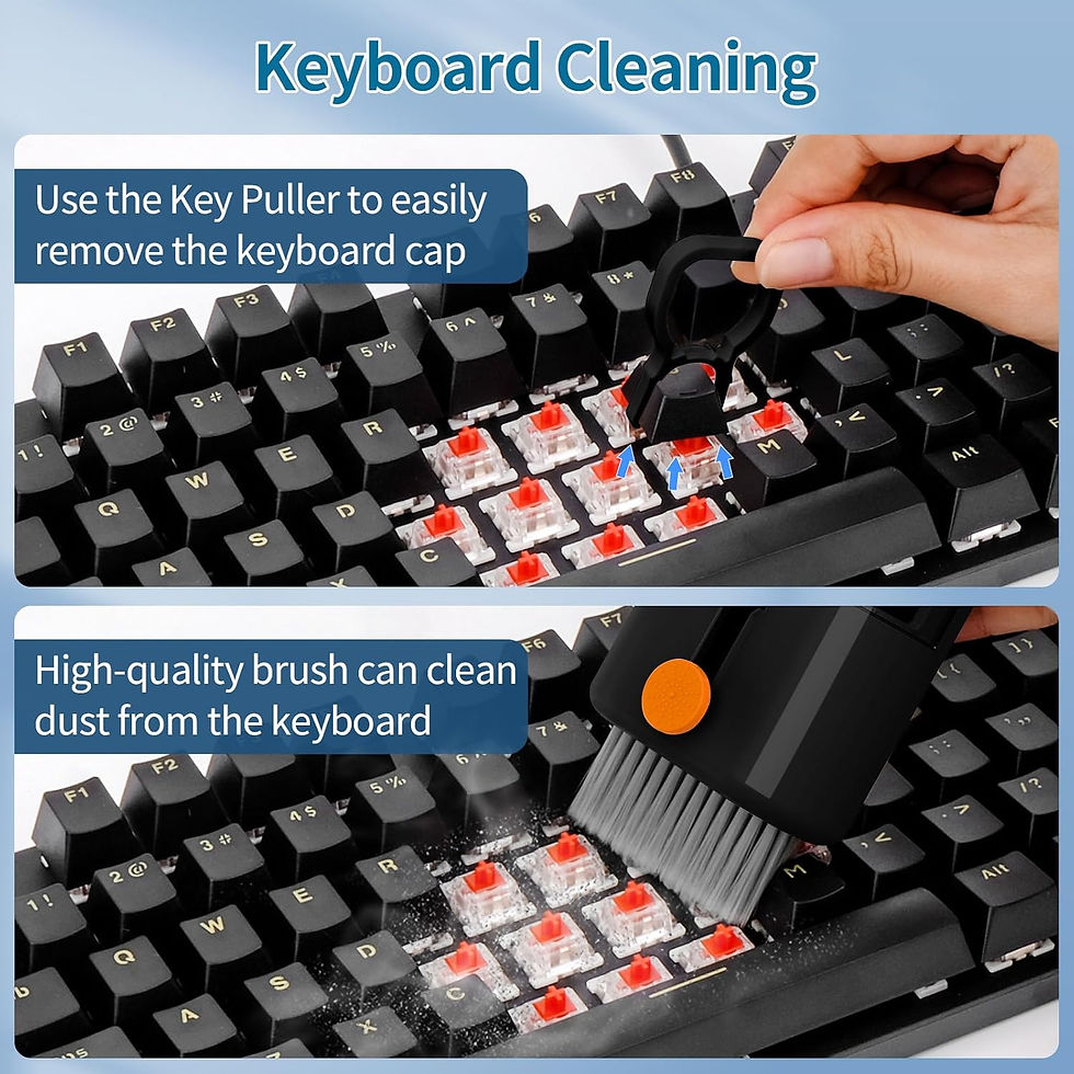 Thumbnail: Keyboard Cleaner Laptop Cleaning Kit - Computer Tech Cleaning Brush, Electronic