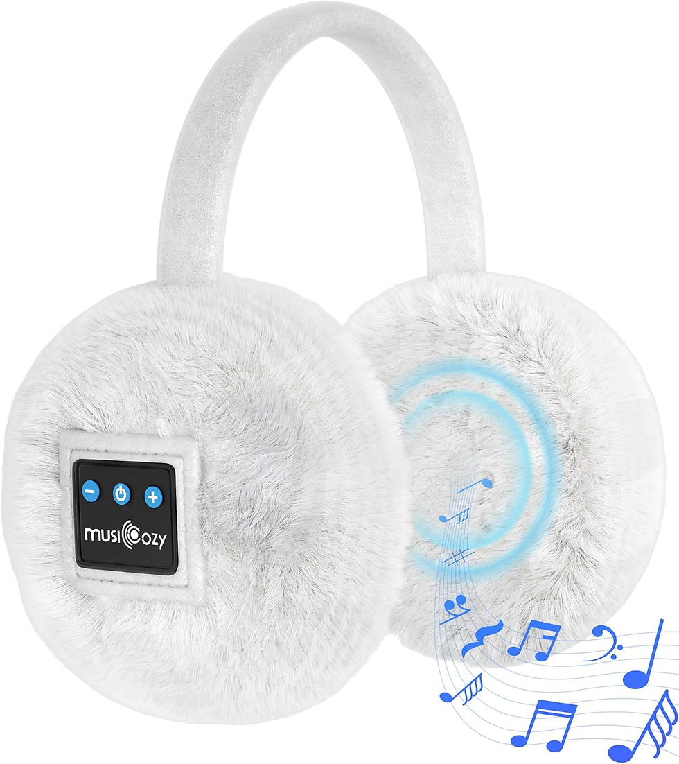 Thumbnail: MUSICOZY Bluetooth Headphones Earmuffs Ear Warmers Wireless Headphones Earmuffs