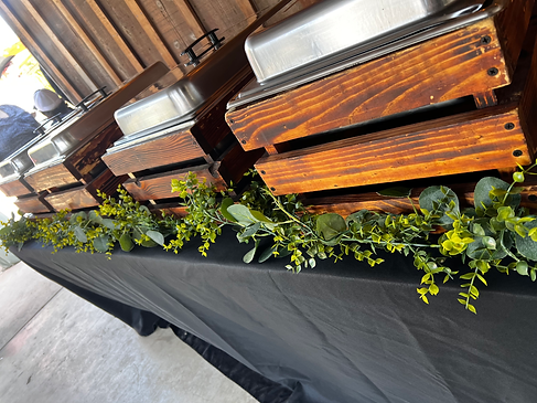 Rustic Food Warmer crates