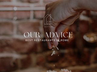 BEST RESTAURANTS IN ROME