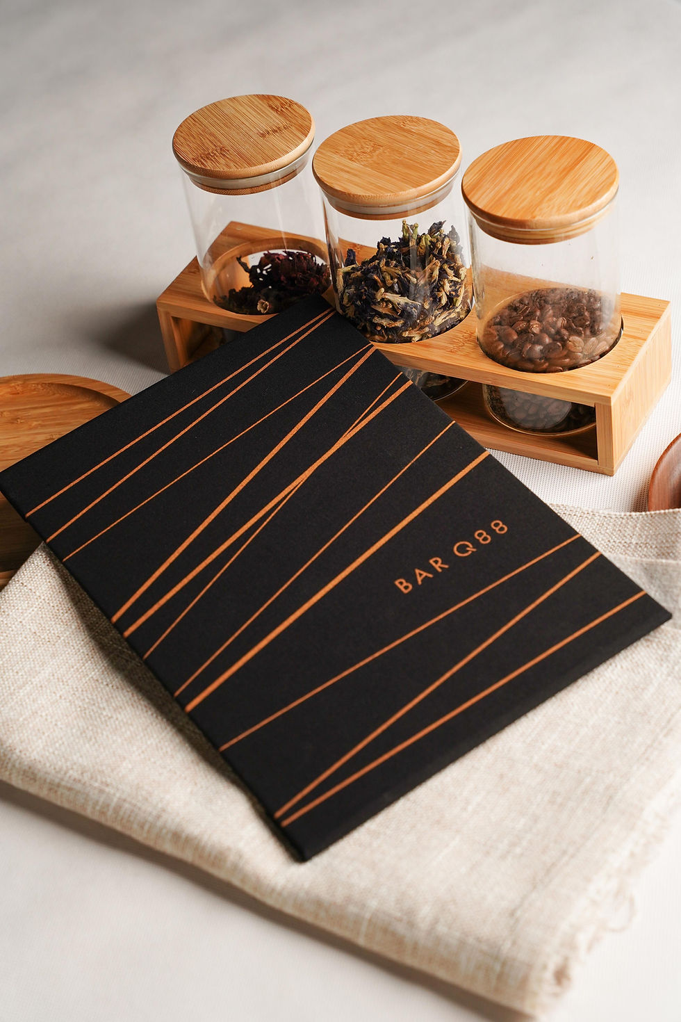 Thumbnail: 布製上下磁石夾 Horizontal Bar Fabric Menu Board