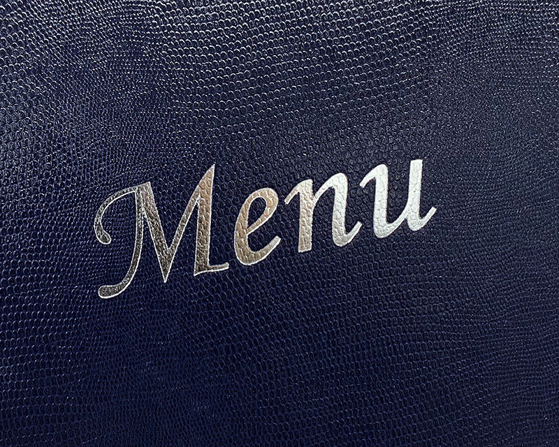 Thumbnail: 蜥蝪紋上下皮帶餐牌 Lizard Grain Horizontal Bar Menu