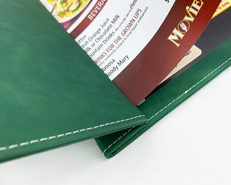 Thumbnail: 皮製外鎖釘餐牌 Exterior Screwfix Leather Menu