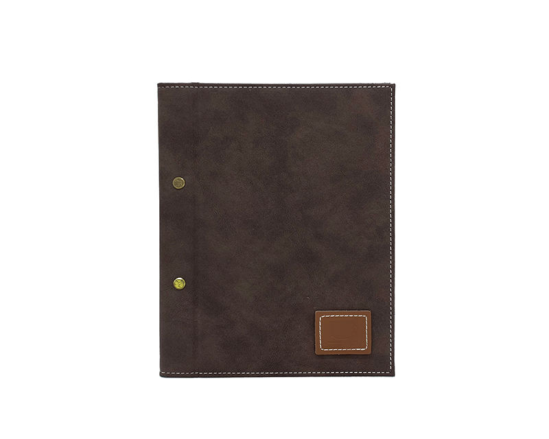 Thumbnail: 皮製外鎖釘餐牌 Exterior Screwfix Leather Menu