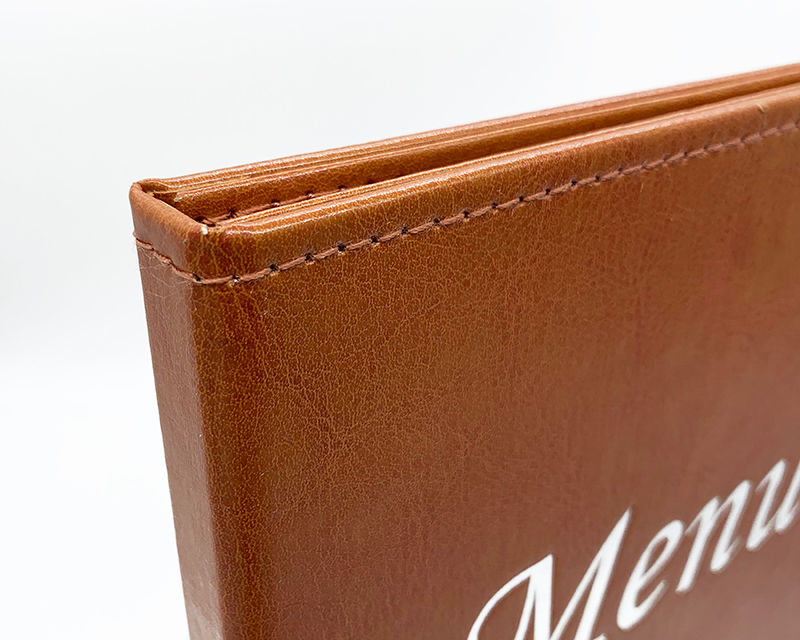 Thumbnail: 皮製內鎖釘餐牌 Interior Screwfix Leather Menu