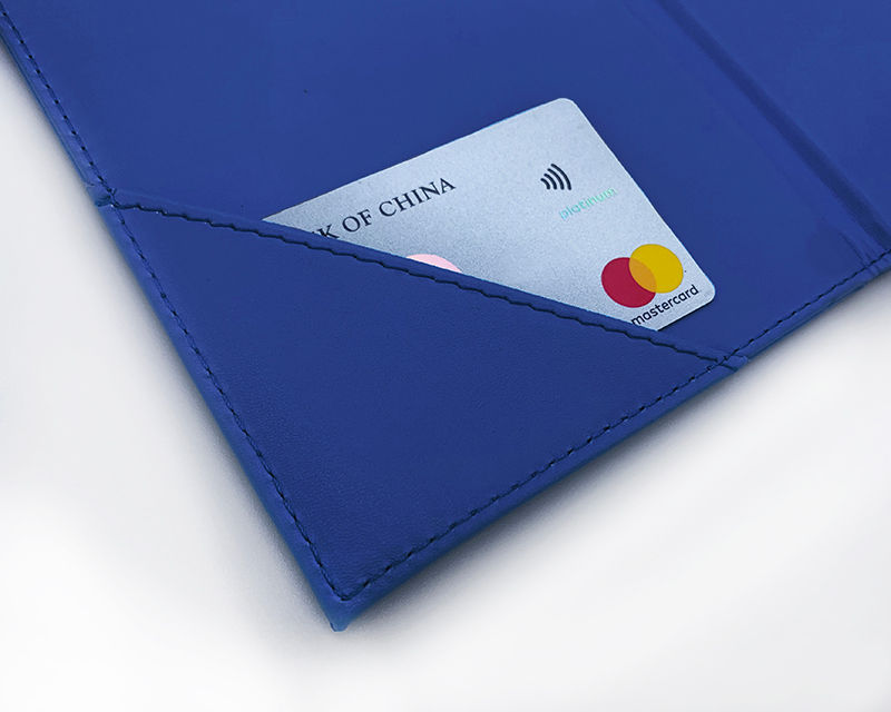 Thumbnail: 皮製磁石夾收銀夾款式三(書本型) Magnetic Clip Leather Bill Folder Booklet Type 3