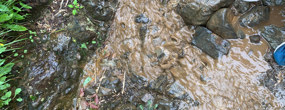 Small mudslide on Mt Tanigawa