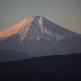 Mount Fuji Hatsuhinode from Mt. Odake