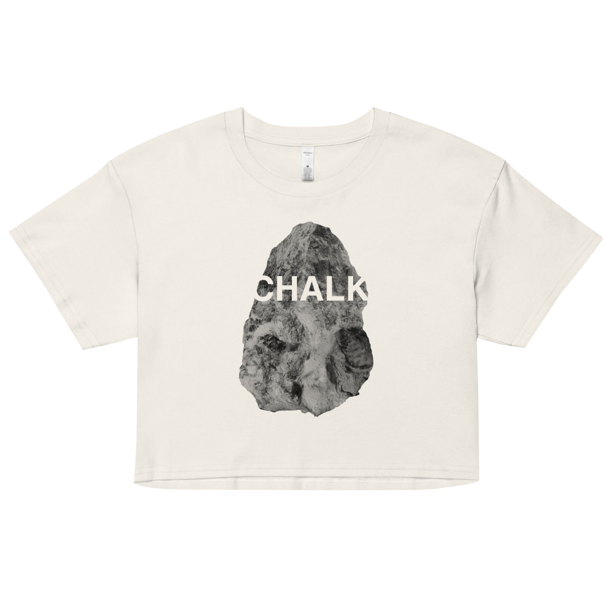 Shorter than you'd expect CHALK tee