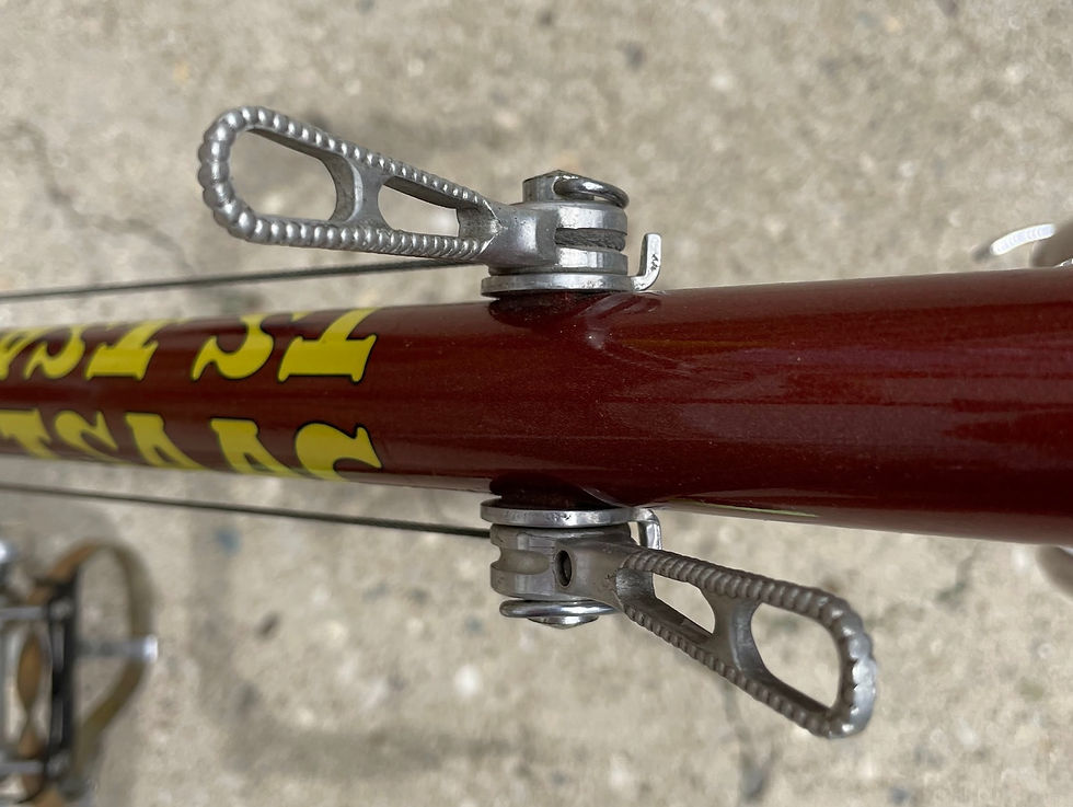 TS Isaac Cirrus custom steel lugged bicycle