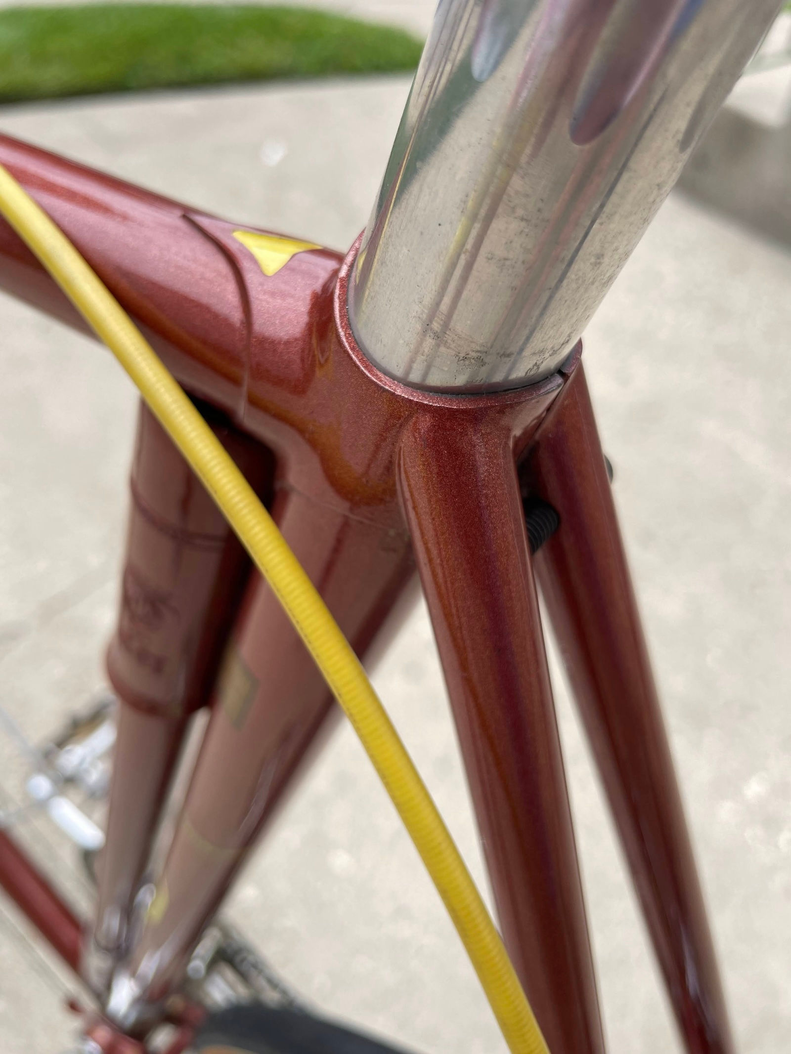 TS Isaac Cirrus custom steel lugged bicycle