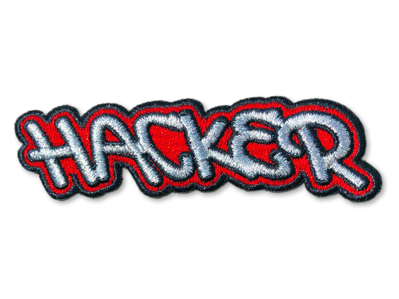 Embroidered Patch - HACKER (graffiti)