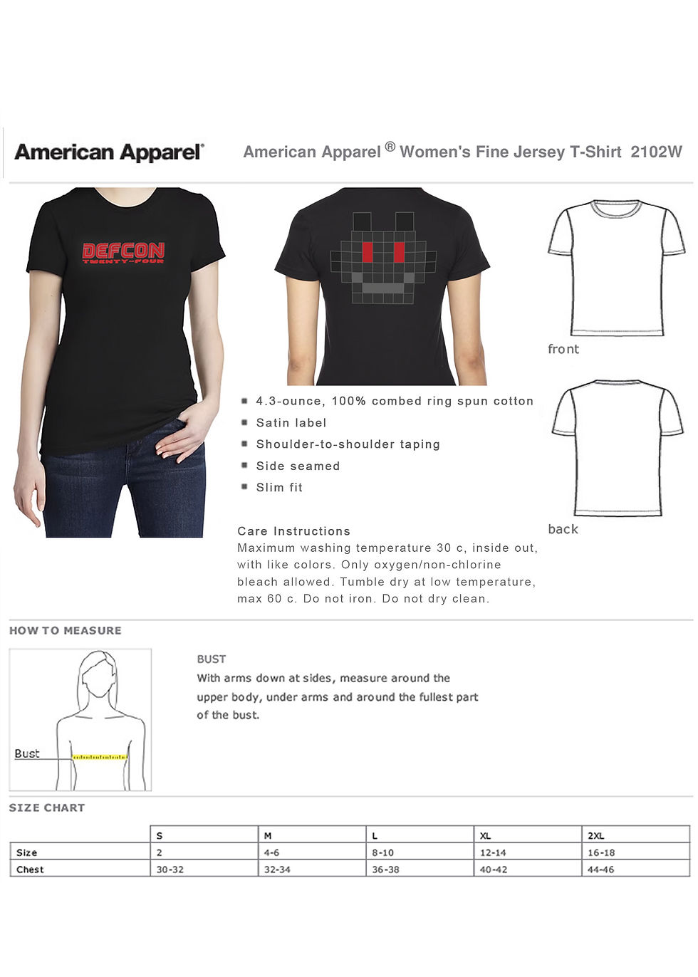 Thumbnail: DEF CON 24 MR. ROBOT LADIES T-SHIRT