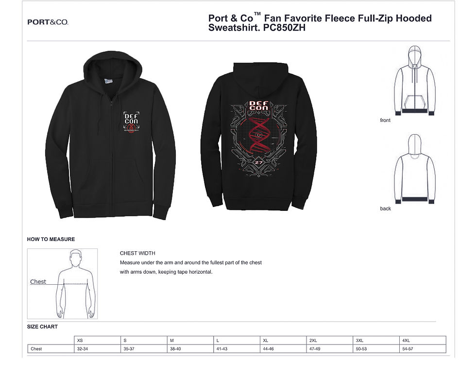 Thumbnail: DEF CON 27 DNA Unisex Hoodie