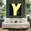 Thumbnail: MELLOW YELLOW, on black, contemporary letter art
