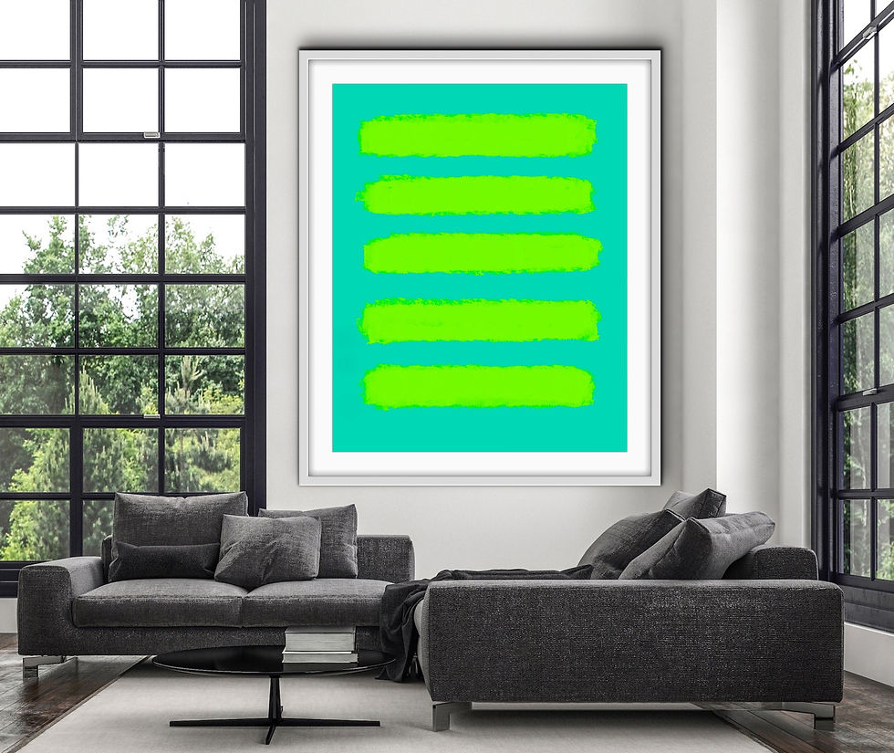 Thumbnail: STRIPE ART "TEAL ME"