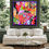Thumbnail: Abstract colorful large art, gallery wrapped canvas