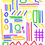 Thumbnail: reds, yellows, blues, and greens-primary bold line drawing.