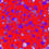 Thumbnail: Abstract contemporary art print, colorful bright red and blues