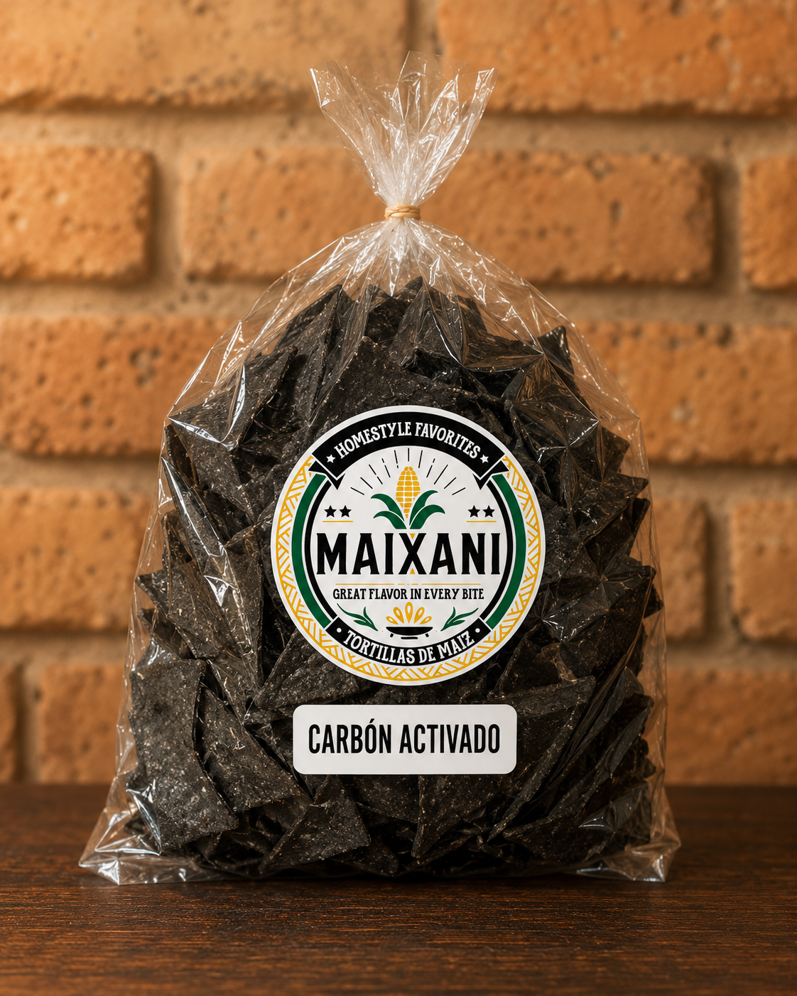MAIXANI Charcoal Specialty Corn Chips , 1 lb