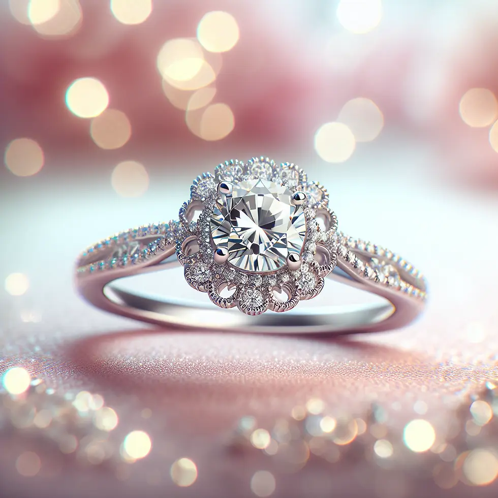 hidden halo engagement rings