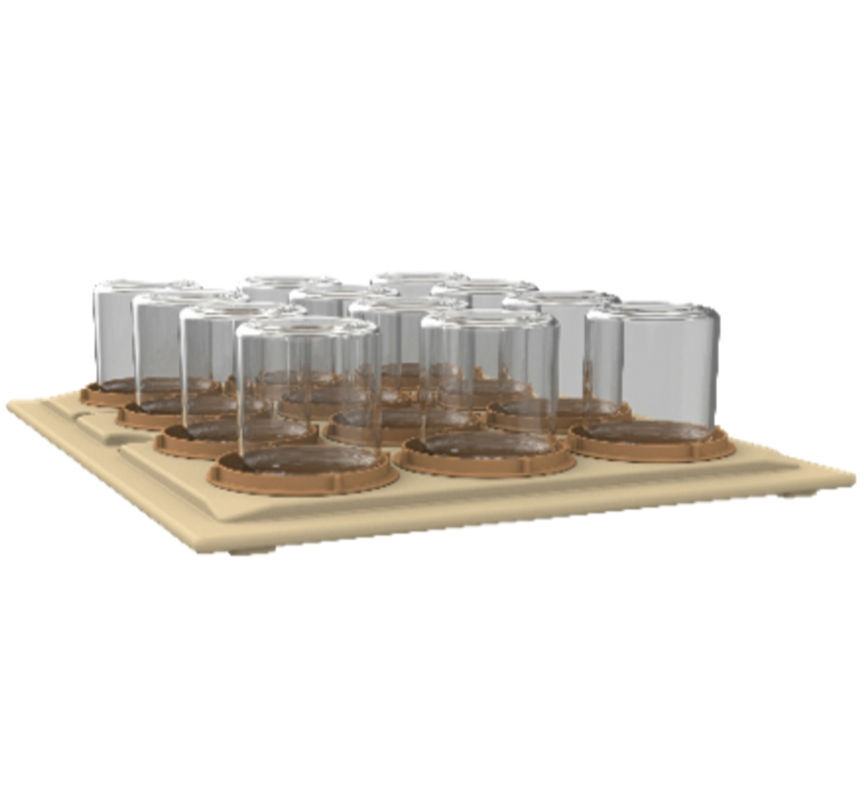 Thumbnail: Langstroth APIMAYE Jar Crown Board