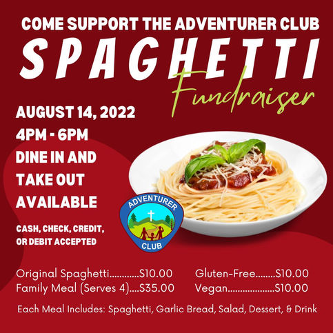 Spaghetti Fundraiser