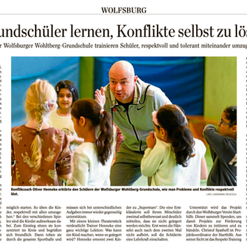 Grundschüler lernen, Konflikte selbst zu lösen