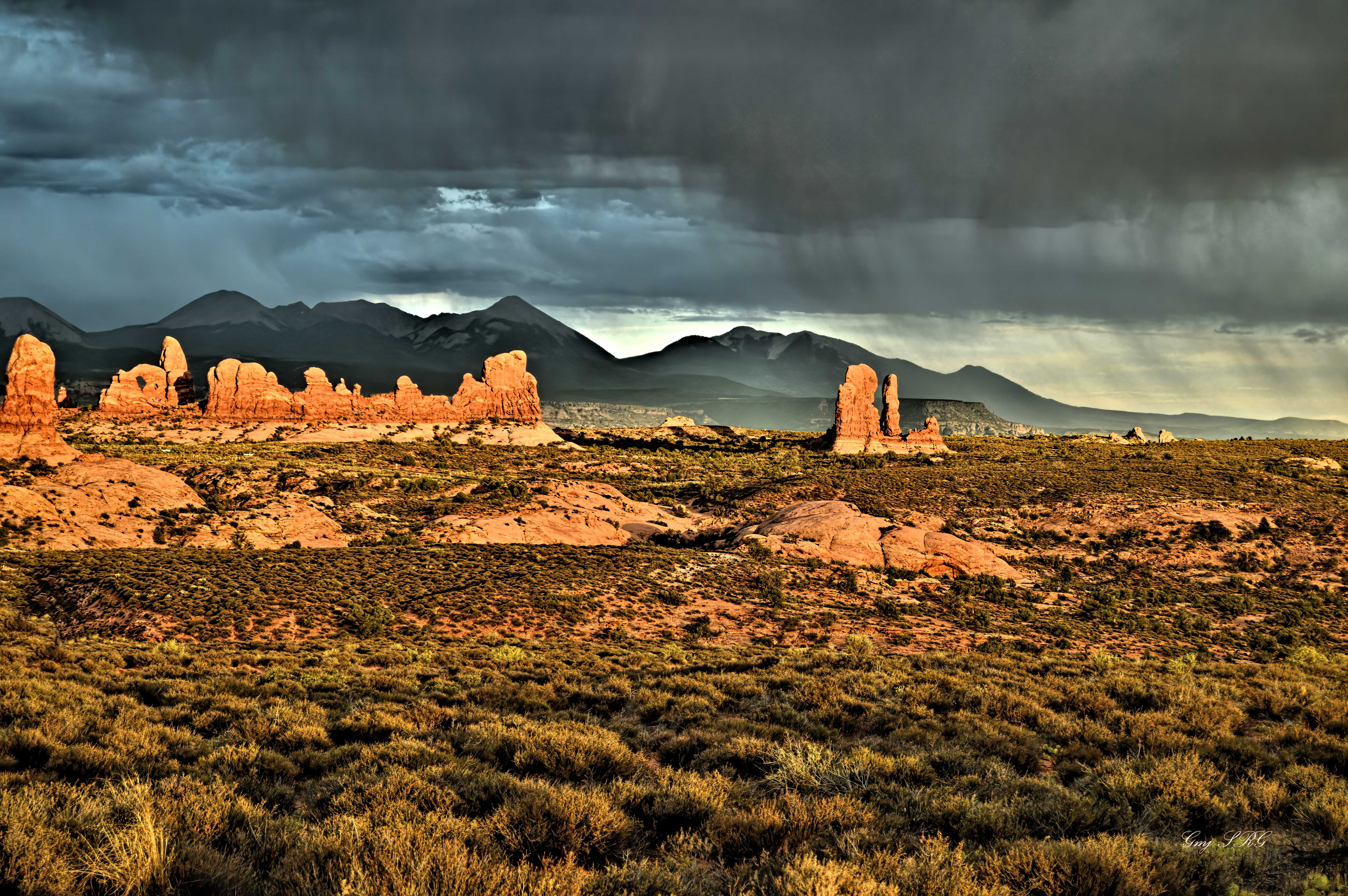 Arches From A Distance